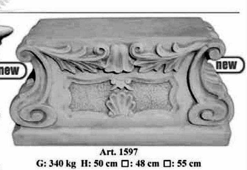 Panther Gartenskulptur mit Sockel